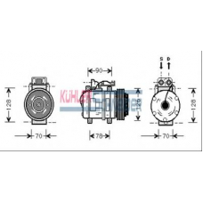 8403601 KUHLER SCHNEIDER Компрессор, кондиционер