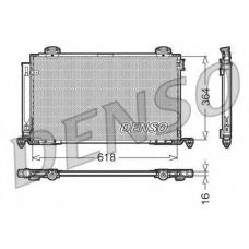 DCN50015 DENSO Конденсатор, кондиционер