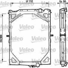 730222 VALEO Радиатор, охлаждение двигателя