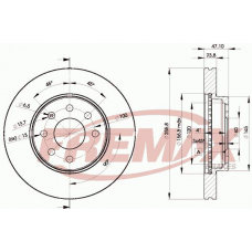 BD-2559 FREMAX Тормозной диск