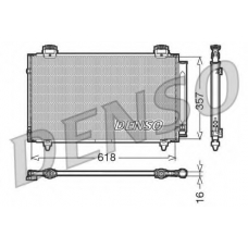 DCN50004 DENSO Конденсатор, кондиционер