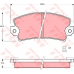 GDB147 TRW Комплект тормозных колодок, дисковый тормоз