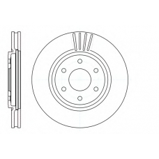 61037.10 REMSA Тормозной диск