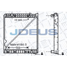 117M09B JDEUS Радиатор, охлаждение двигателя