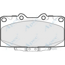PAD1304 APEC Комплект тормозных колодок, дисковый тормоз