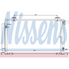 940200 NISSENS Конденсатор, кондиционер