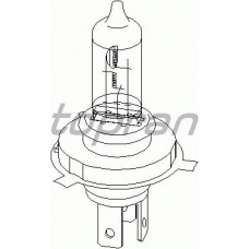 104 499 TOPRAN Лампа накаливания, основная фара