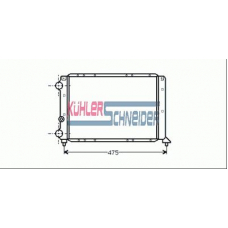2100121 KUHLER SCHNEIDER Радиатор, охлаждение двигател