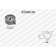 KD468.08 SNR Комплект ремня грм