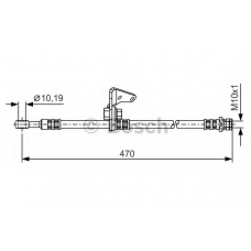 1 987 481 319 BOSCH Тормозной шланг