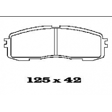 BL1001A1 FTE Колодки тормозные