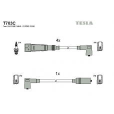 T703C TESLA Комплект проводов зажигания