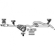 01.96720 MTS Глушитель выхлопных газов конечный