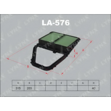 LA-576 LYNX Фильтр воздушный