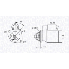 063520003200 MAGNETI MARELLI Стартер