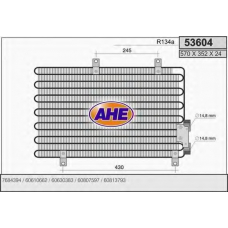 53604 AHE Конденсатор, кондиционер