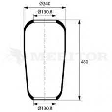 MLF8085 MERITOR Кожух пневматической рессоры