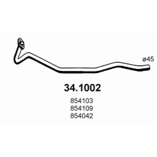34.1002 ASSO Труба выхлопного газа