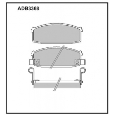 ADB3368 Allied Nippon Тормозные колодки