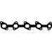 X52089-01 GLASER Прокладка, выпускной коллектор