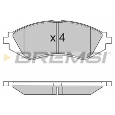 BP2718 BREMSI Комплект тормозных колодок, дисковый тормоз