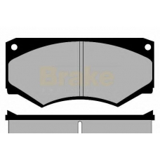 PA297 BRAKE ENGINEERING Комплект тормозных колодок, дисковый тормоз