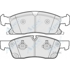 PAD1770 APEC Комплект тормозных колодок, дисковый тормоз