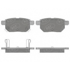SP 659 SCT Комплект тормозных колодок, дисковый тормоз