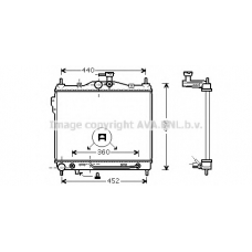 HYA2100 AVA Радиатор, охлаждение двигателя