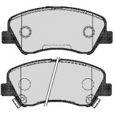 RA.1052.0 RAICAM Комплект тормозных колодок, дисковый тормоз