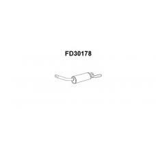 FD30178 VENEPORTE Глушитель выхлопных газов конечный