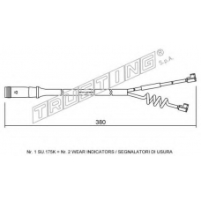 SU.175K TRUSTING Сигнализатор, износ тормозных колодок