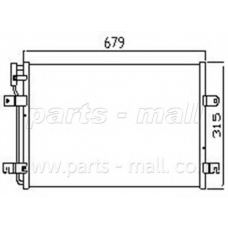 PXNCX-080T Parts mall Конденсатор, кондиционер