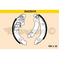 BAE5016 BARUM Комплект тормозных колодок