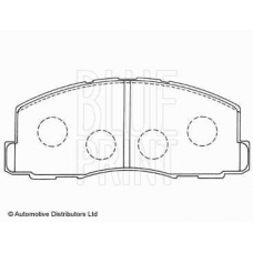 ADC44213 BLUE PRINT Комплект тормозных колодок, дисковый тормоз