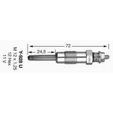 5700 NGK Свеча накаливания