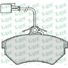 05P724 LPR Комплект тормозных колодок, дисковый тормоз