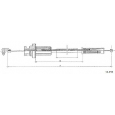 11.192 CABOR Тросик газа