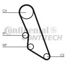 CT865K1 CONTITECH Комплект ремня грм