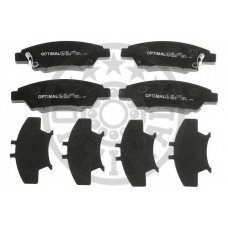 12405 OPTIMAL Комплект тормозных колодок, дисковый тормоз