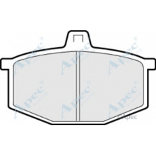 PAD291 APEC Комплект тормозных колодок, дисковый тормоз