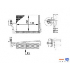 8FV 351 211-251 HELLA Испаритель, кондиционер