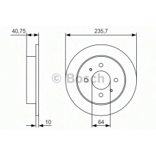 0 986 479 967 BOSCH Тормозной диск