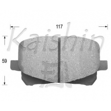 D2197 KAISHIN Комплект тормозных колодок, дисковый тормоз