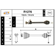 R1276 SNRA Приводной вал