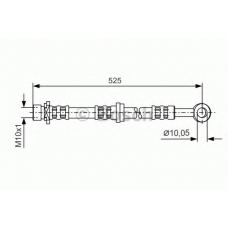 1 987 481 285 BOSCH Тормозной шланг