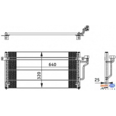 8FC 351 037-371 HELLA Конденсатор, кондиционер