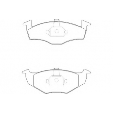 WBP21866A WAGNER LOCKHEED Комплект тормозных колодок, дисковый тормоз