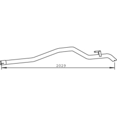 54605 DINEX Труба выхлопного газа