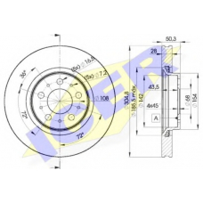 78BD4045-2 ICER Тормозной диск